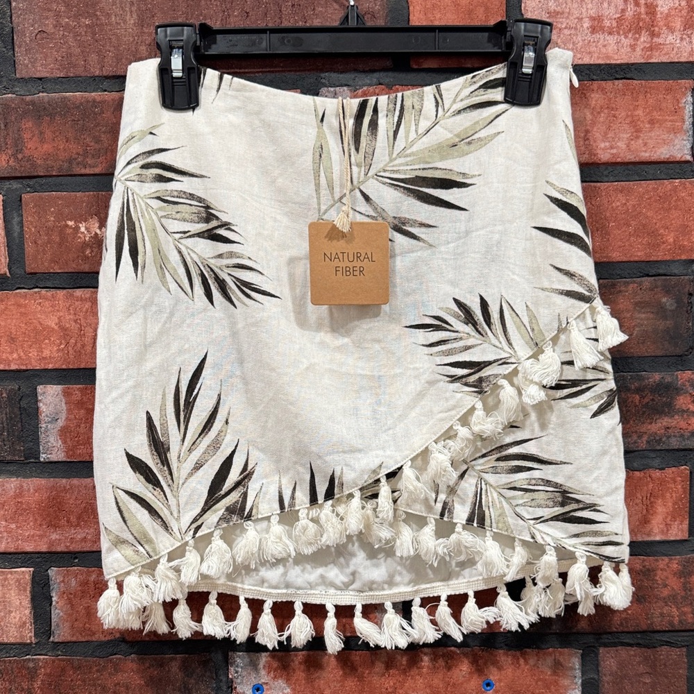 Fate  Mini Skirt with Tassel Hem - Picture 2 of 7